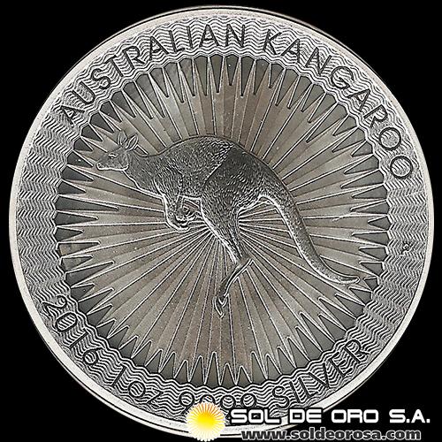 AUSTRALIA - AUSTRALIAN KANGAROO - 1 DOLLAR - ELIZABETH II - 25 ONZAS DE PLATA 999
